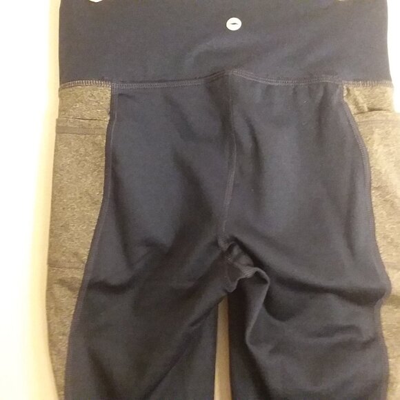 Avia Navy and Grey Fleece Lined Running Tights - Picture 4 of 14